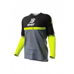 Παιδική μπλούζα motocross SHOT Raw Reflex Black Παιδική μπλούζα motocross SHOT Raw Reflex Black