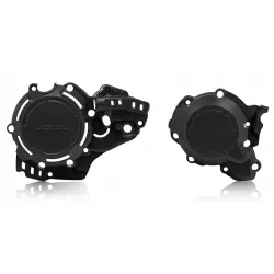 Σετ προστατευτικά καλύμματα κινητήρα μηχανής ACERBIS X-Power KTM EXC250 / EXC300 TPI 20-23, Husqvarna TE300 TPI 20-23 Black