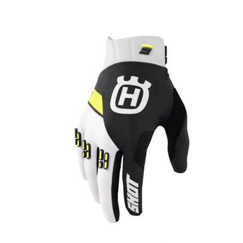 Γάντια ποδηλασίας SHOT Lite Husqvarna LTD 2023 Black Γάντια ποδηλασίας SHOT Lite Husqvarna LTD 2023 Black