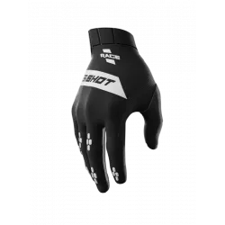 Γάντια ποδηλασίας SHOT Race Black Γάντια ποδηλασίας SHOT Race Black