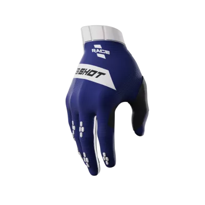 Γάντια ποδηλασίας SHOT Race Blue