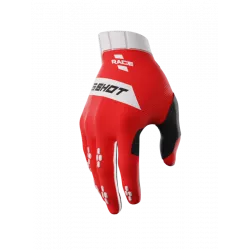 Γάντια ποδηλασίας SHOT Race Red