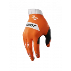 Γάντια ποδηλασίας SHOT Race Orange