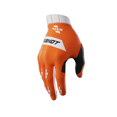 Γάντια ποδηλασίας SHOT Race Orange