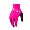 Γάντια ποδηλασίας SHOT Raw Pink