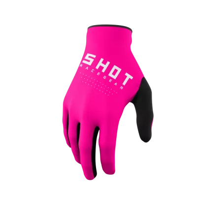 Γάντια ποδηλασίας SHOT Raw Pink