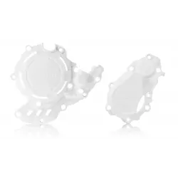 Σετ προστατευτικά καλύμματα κινητήρα μηχανής ACERBIS X-Power SX-F/FC 250/350 16-22, Husqvarna FC250/350 16-22 White