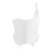 Number Plate μάσκα εμπρός ACERBIS Kawasaki KX250F 17-25, KX450F 16-25 White thumb