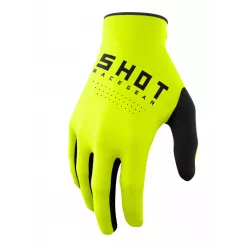 Γάντια ποδηλασίας SHOT Raw Neon Yellow
