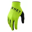 Παιδικά γάντια μηχανής Shot Raw Green thumb