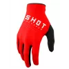 Παιδικά γάντια μηχανής Shot Raw Red