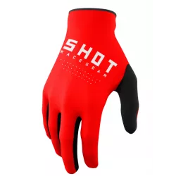 Παιδικά γάντια μηχανής Shot Raw Red Παιδικά γάντια μηχανής Shot Raw Red