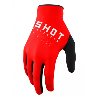Παιδικά γάντια μηχανής Shot Raw Red