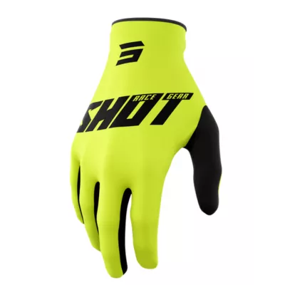 Γάντια ποδηλασίας SHOT Burst Neon Yellow