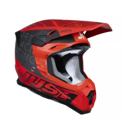 Κράνος μηχανής Just1 J-22 F Dynamo Black/Red