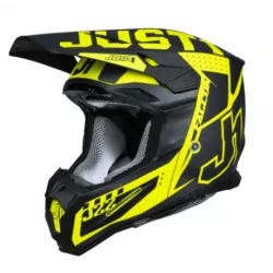 Κράνος μηχανής Just1 J-22 F Falcon Titanium/Black/Fluo Yellow