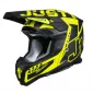 Κράνος μηχανής Just1 J-22 F Falcon Titanium/Black/Fluo Yellow thumb