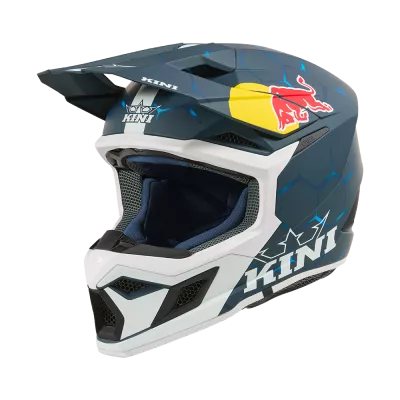 Παιδικό κράνος motocross O'NEAL KINI RED BULL MX3 1.0-BLUE/WHITE