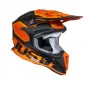 Κράνος μηχανής Just1 J-18 F Hexa Orange/Titanium/Black  thumb