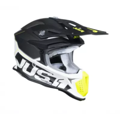 Κράνος μηχανής Just1 J-18 F Hexa Fluo Yellow/Black/White