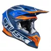 Κράνος μηχανής Just1 J-39 Thruster White/Fluo Orange/Blue   