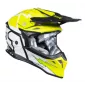 Κράνος μηχανής Just1 J-39 Poseidon Fluo Yellow/Black/White thumb