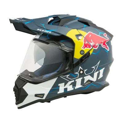 Κράνος μηχανής Enduro O'NEAL KINI RED BULL ADV 1.0-BLUE/WHITE