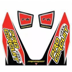 Αυτοκόλλητα εξάτμισης PROCIRCUIT Exhaust STICKER KIT T-6 Αυτοκόλλητα εξάτμισης PROCIRCUIT Exhaust STICKER KIT T-6
