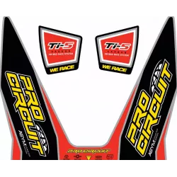 Αυτοκόλλητα εξάτμισης PROCIRCUITEXHAUST STICKER KIT TI-5