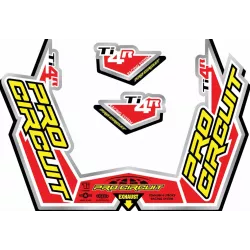 Αυτοκόλλητα εξάτμισης PROCIRCUIT Exhaust STICKER KIT TI4-R Αυτοκόλλητα εξάτμισης PROCIRCUIT Exhaust STICKER KIT TI4-R