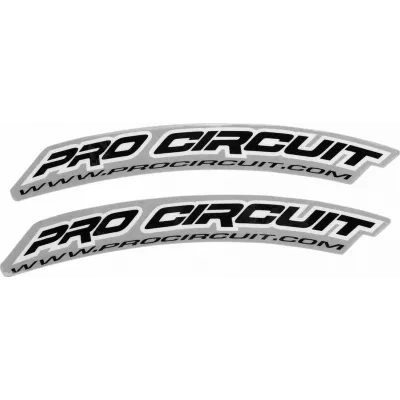Αυτοκόλλητα PROCIRCUIT FRT FNDR DECAL WWW.-BLK