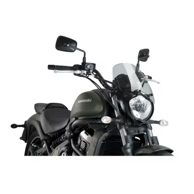 Ζελατίνα μηχανής PUIG New Generation Sport Kawasaki EN650 Vulcan S 15-23 Smoke Ζελατίνα μηχανής PUIG New Generation Sport Kawasaki EN650 Vulcan S 15-23 Smoke
