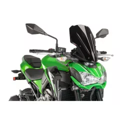 Ζελατίνα μηχανής PUIG New Generation Touring Kawasaki Z900 17-19 Black Ζελατίνα μηχανής PUIG New Generation Touring Kawasaki Z900 17-19 Black