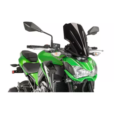 Ζελατίνα μηχανής PUIG New Generation Touring Kawasaki Z900 17-19 Black Ζελατίνα μηχανής PUIG New Generation Touring Kawasaki Z900 17-19 Black