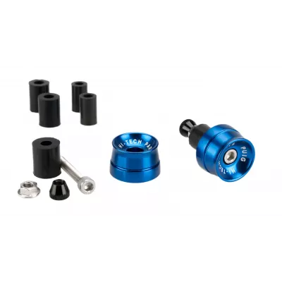 Αντίβαρα τιμονιού PUIG με διάμετρο 13-18mm Speed 20mm BLUE
