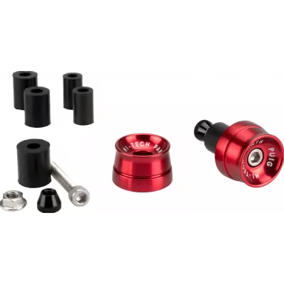Αντίβαρα τιμονιού PUIG με διάμετρο 13-18mm Speed 20mm RED