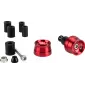 Αντίβαρα τιμονιού PUIG με διάμετρο 13-18mm Speed 20mm RED thumb