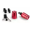 Αντίβαρα τιμονιού PUIG με διάμετρο 13-18mm Sport 40mm RED