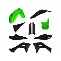 Σετ πλαστικά μοτοσυκλέτας ACERBIS για Kawasaki KX450F/450X 24-25, KX250F 2025 Black/Green Σετ πλαστικά μοτοσυκλέτας ACERBIS για Kawasaki KX450F/450X 24-25, KX250F 2025 Black/Green