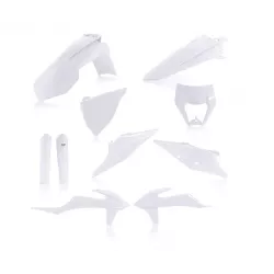Σετ πλαστικά μοτοσυκλέτας ACERBIS για KTM EXC/EXC-F 20-23 White