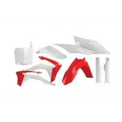Σετ πλαστικά μοτοσυκλέτας ACERBIS για HONDA CRF250R 14-17, CRF450R 13-16 White/Red