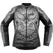 Γυναικείο μπουφάν μηχανής ICON Women's Overlord3 NOBLE CE BLACK thumb