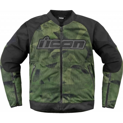 Μπουφάν μηχανής ICON Overlord3™ CE CAMO GREEN