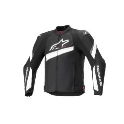 Μπουφάν μηχανής ALPINESTARS T-GP R V4 BLACK/WHITE Μπουφάν μηχανής ALPINESTARS T-GP R V4 BLACK/WHITE