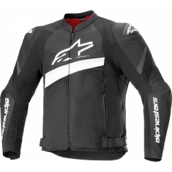 Μπουφάν μηχανής ALPINESTARS T-GP R V4 Airflow BLACK/WHITE