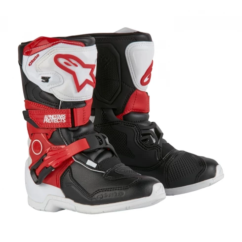 Παιδικές μπότες μηχανής ALPINESTARS Tech 3S KIDS WT/BK/R Παιδικές μπότες μηχανής ALPINESTARS Tech 3S KIDS WT/BK/R