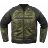Μπουφάν μηχανής ICON Overlord3™ CE Magnacross DARK GREEN/BLACK
