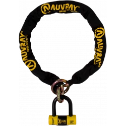 Αντικλεπτική αλυσίδα μοτοσυκλέτας με κλειδαριά AUVRAY SET CHAIN LASSO 120CM SRA ART4
