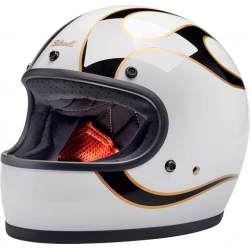 Κράνος μηχανής BILTWELL GRINGO WHITE/BLACK Κράνος μηχανής BILTWELL GRINGO WHITE/BLACK