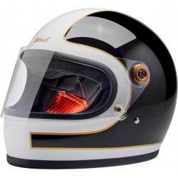 Κράνος μηχανής BILTWELL GRINGO S WHITE/BLACK Κράνος μηχανής BILTWELL GRINGO S WHITE/BLACK